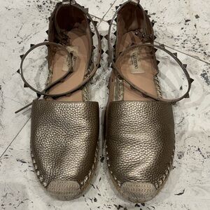 Valentino Women's Gold Espadrilles